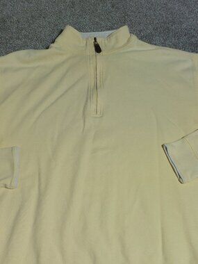 Orvis Men's Heritage 100% Pima Cotton 1/4 Zip Pullover Sweater Style 53Y3 Size M